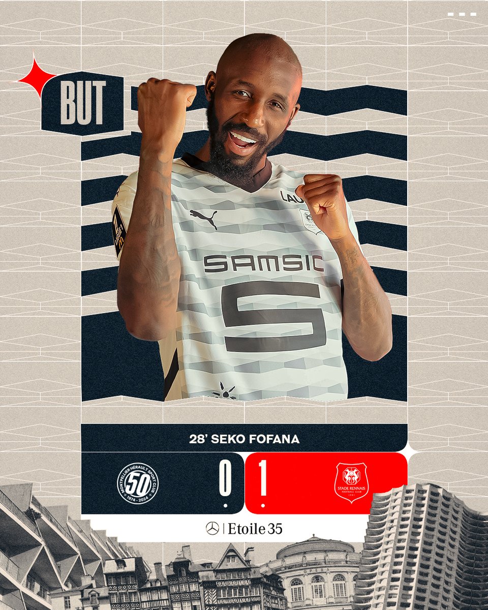 28' : La belle frappe de Seko Fofana pour ouvrir le score, sublime 💥

≡ #MHSCSRFC 0-1