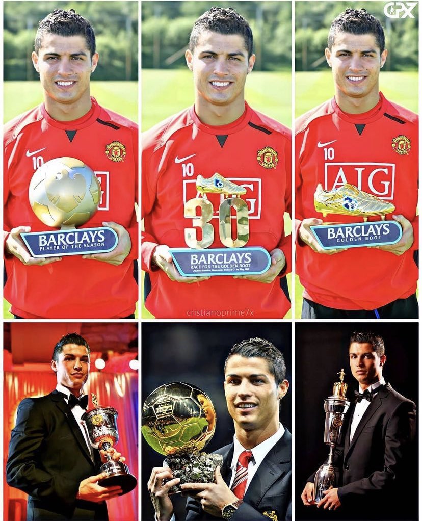 Cristiano Ronaldo is the ONLY Premier League player in HISTORY to win all six individual awards in a single season. 🐐