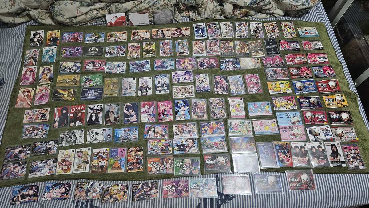 HelloItsDanners's tweet photo. Here it is oomfs

E amusement
Aime
Banapassport
Nesica

This excludes my local arcade credit passes!!! https://t.co/jX91HDKbKV