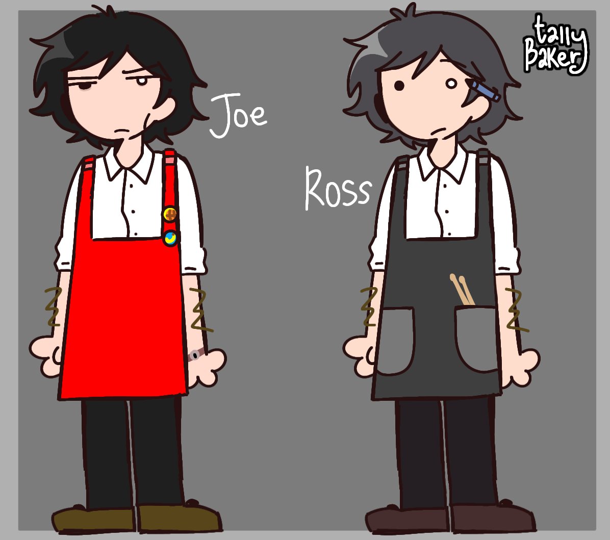rayzkiiee's tweet image. MEET THE GANG!! (tally hall)
tally bakery!! an au made by me. it's about 6 bros who are focus more on baking than making music/vines!! (idk i ran out of ideas ts pmo)
