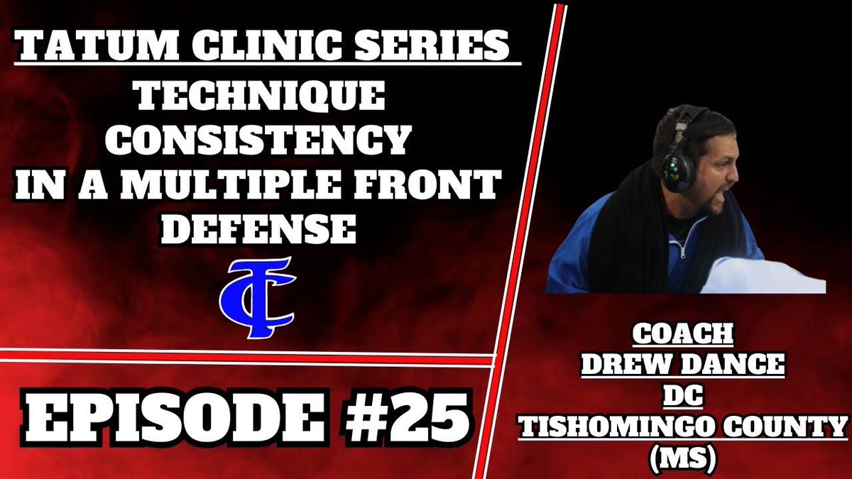 🚨New Clinic Series Video🚨
<a href="/TheCoachDance/">Drew Dance</a> discusses “Technique Consistency in a Multiple Front Defense”

Coach did a great job, make sure to check out the video below!

If you wanna record a video LMK