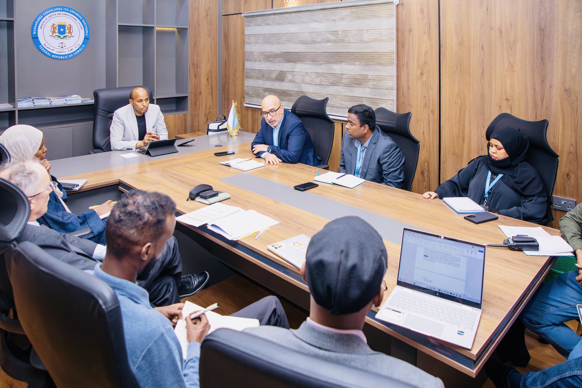 FAdanyare's tweet photo. Today, we had the privilege of hosting a UNOPS team at the Ministry of Justice and Constitutional Affairs to discuss the implementation plan for the SJGAP ICT project. During this meeting, we discussed the project's timeframe, key milestones, and the governance structure. https://t.co/DHGOW6aUvQ