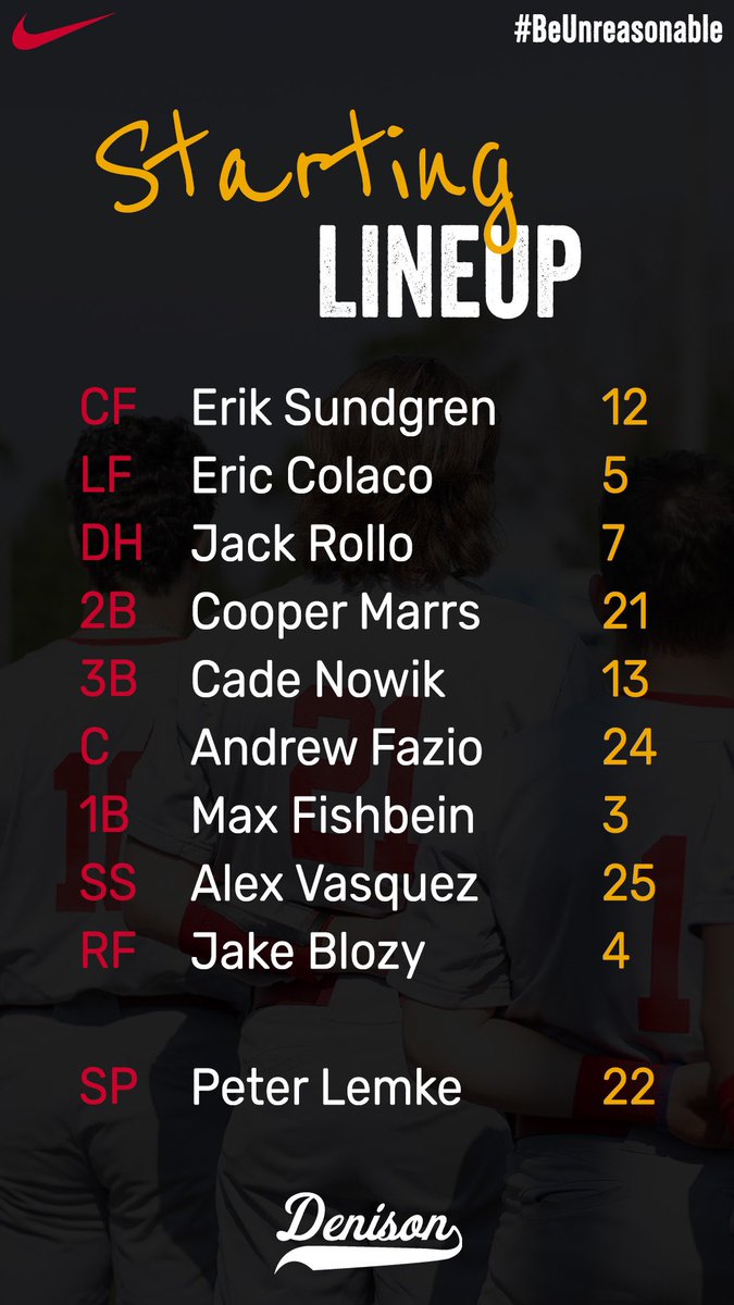 Starting Lineup!

#BeUnreasonable