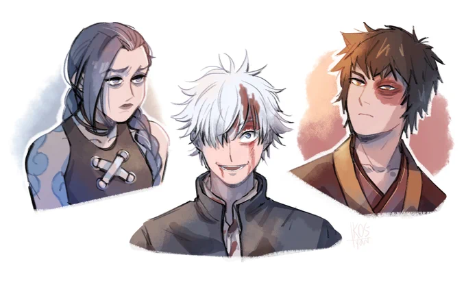 a few characters you wanted me to draw #digitalart #fanart