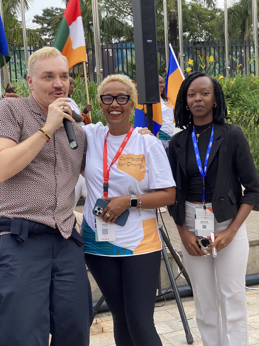 eannaso's tweet photo. For the #SHARP project funded by the @EU_Partnerships (European Union) we take a back step and let the adolescents have first hand experience on all matters SRH. Today the SHARP champion @icyeza_g from @RwandaNGOForum had the chance to meet @DestaLakew @daktari1 @Lupita_Nyongo’s mom Mrs. Nyongo and many other people who put adolescents first in their initiatives. This was thanks to the ongoing @AHAIC_Amref #AHAIC2025 #AHAIC2025YouthSummit in 🇷🇼.
#HealthyAdolescents
#HealthyAdolecentsrw
#Afyayetuhakiyetu