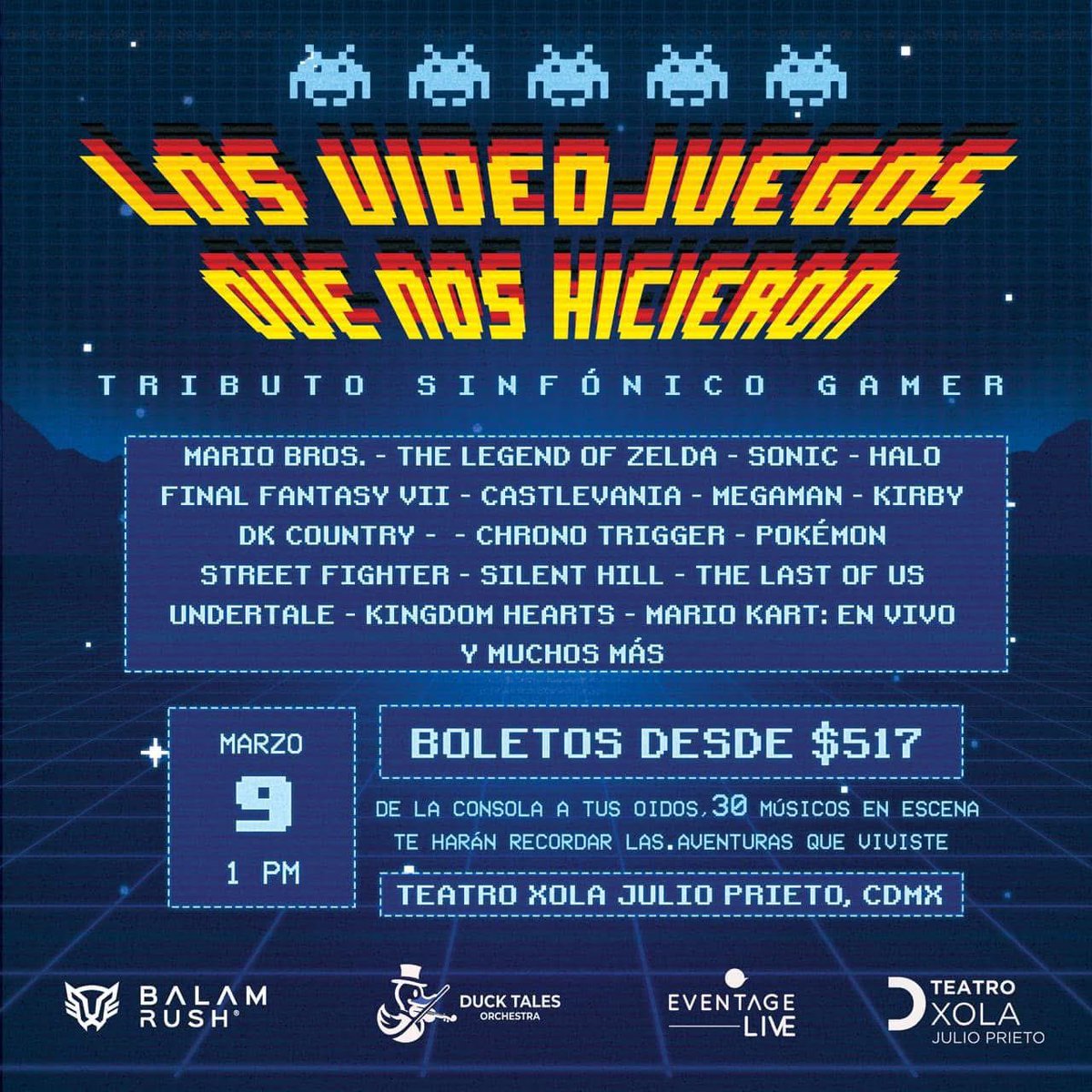 ¡Falta una semana!
Y no te los puedes perder

ticketmaster.com.mx/los-videojuego…