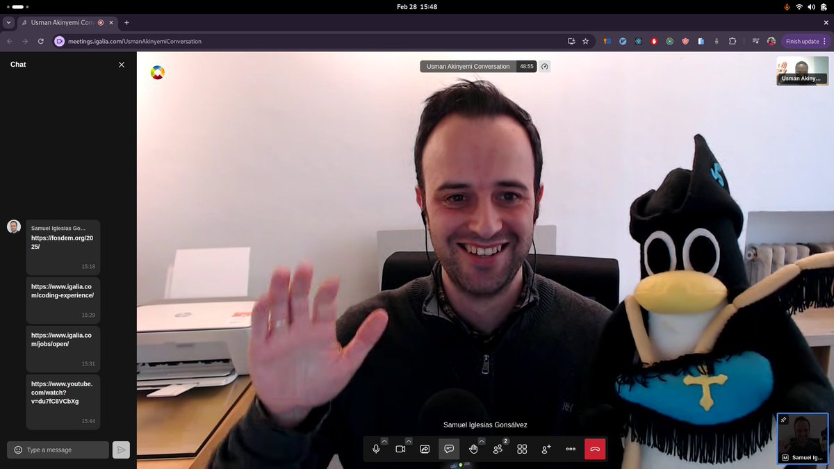 Usman Akinyemi (@usman_akinyemi) on Twitter photo Over the past few weeks, I had insightful chats with amazing devs outside Git, where I’m interning. Their experiences & advice were invaluable!
<a href="/B_eautifulChaos/">Tilda Udufo</a>, <a href="/samuelig/">Samuel Iglesias</a>, Dustin Mitchell – Google Dev, one of the core contributor of <a href="/taskwarrior/">Taskwarrior</a>
(1/3) 🧵👇 Over the past few weeks, I had insightful chats with amazing devs outside Git, where I’m interning. Their experiences & advice were invaluable!
<a href="/B_eautifulChaos/">Tilda Udufo</a>, <a href="/samuelig/">Samuel Iglesias</a>, Dustin Mitchell – Google Dev, one of the core contributor of <a href="/taskwarrior/">Taskwarrior</a>
(1/3) 🧵👇
