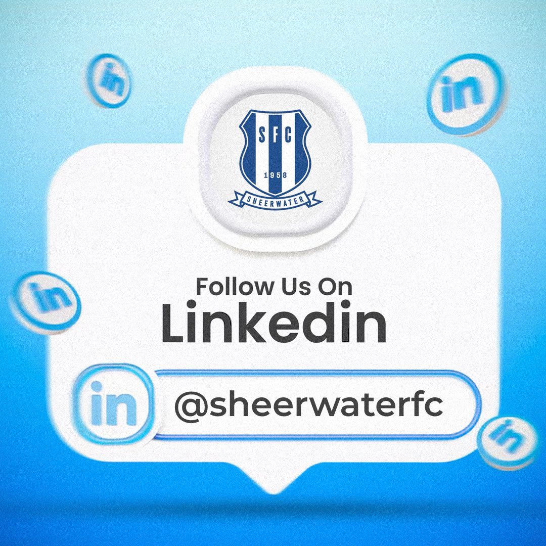 Be sure to check us out on LinkedIn for more news, updates and all things Sheerwater that don’t always make it to X!

Up The Sheers 💙