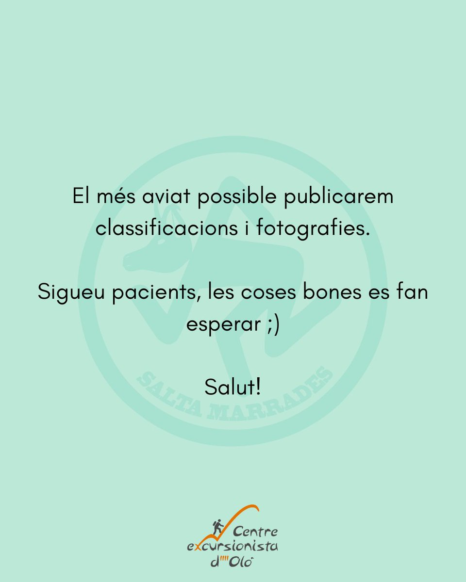 C. Excursionista d'Oló tweet media