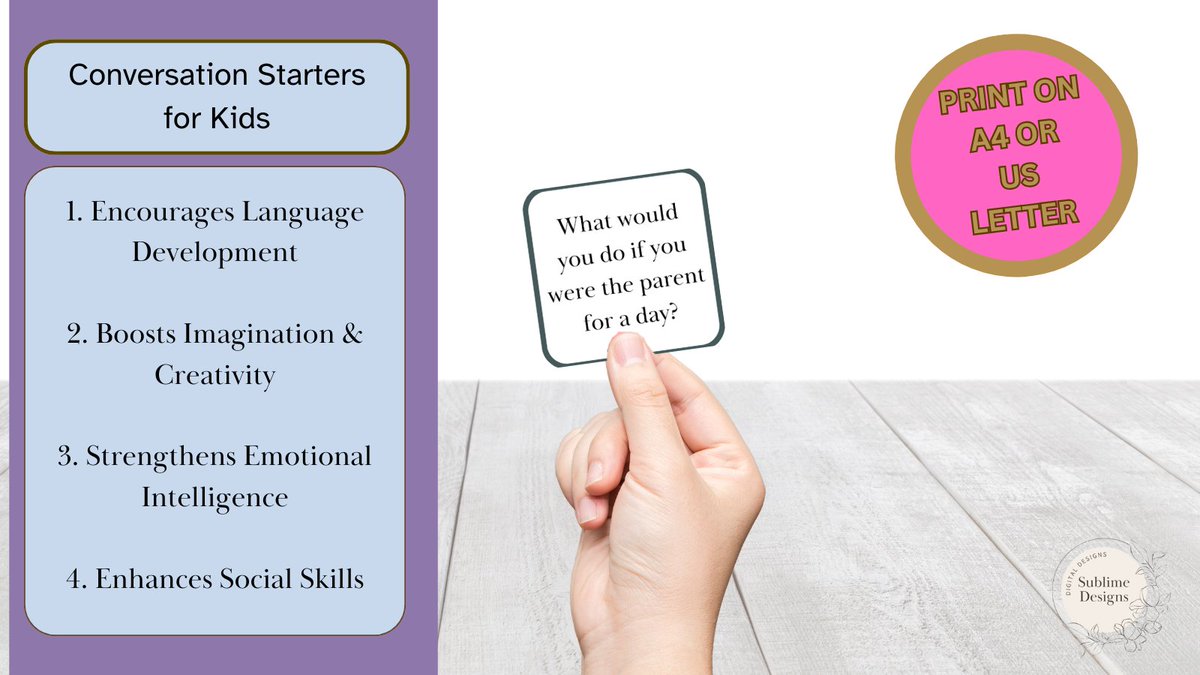 YLSorted's tweet photo. 📚 Help your child develop reasoning & verbal skills for 11+ exams! These Conversation Starter Cards make learning fun while improving critical thinking & confidence. 🧠✨
🎟 Get yours now: https://t.co/6y8P4I5K7n
#11PlusPrep #KidsLearning #EducationalTools #ParentingWin https://t.co/eOYCswoj2c