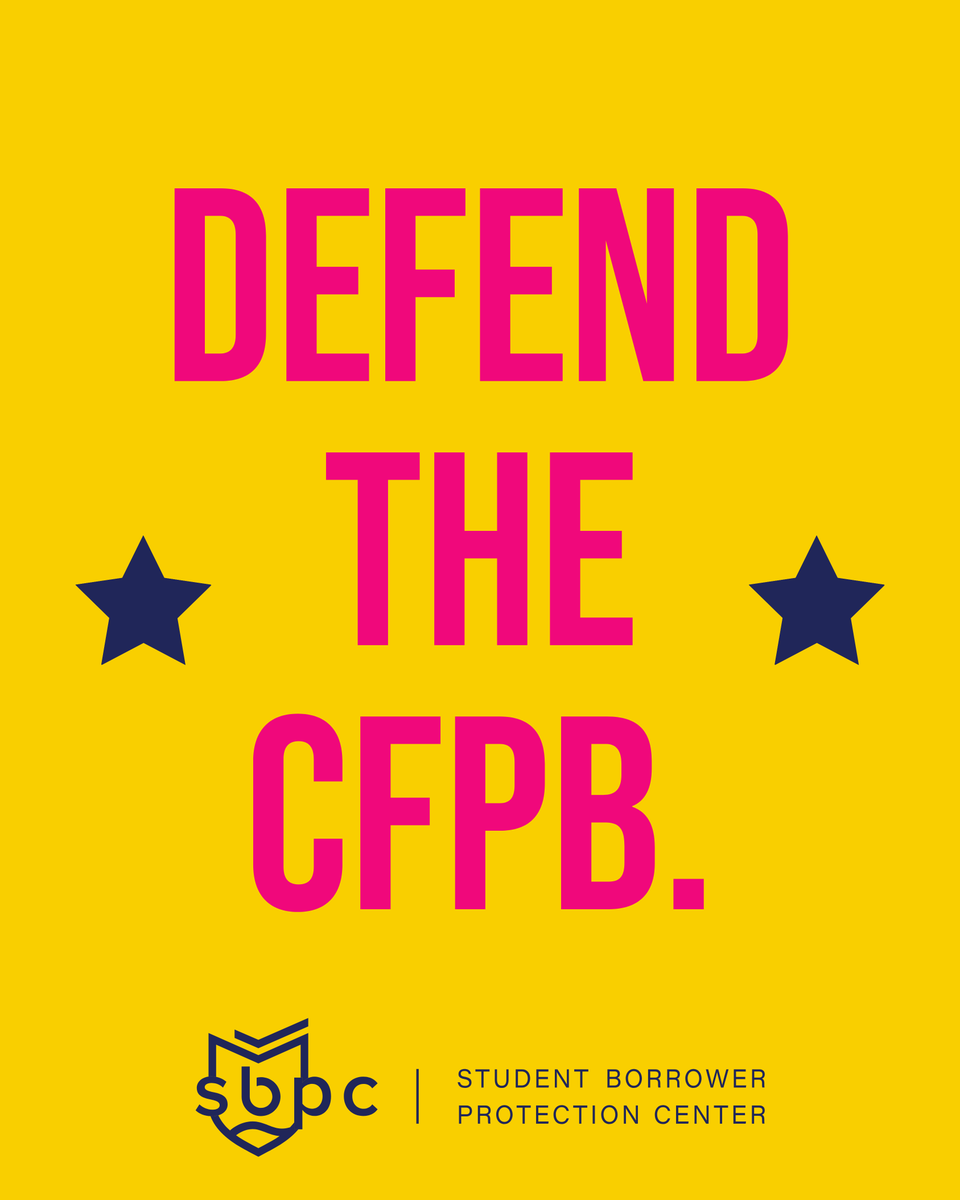 BorrowerJustice's tweet image. 38 enforcement actions against predatory companies (including companies that cheated military families) are in limbo because Trump, Vought, and Elon are trying to illegally “delete” the CFPB.

This is a betrayal of working families and a gift to greedy corporations. #DefendCFPB