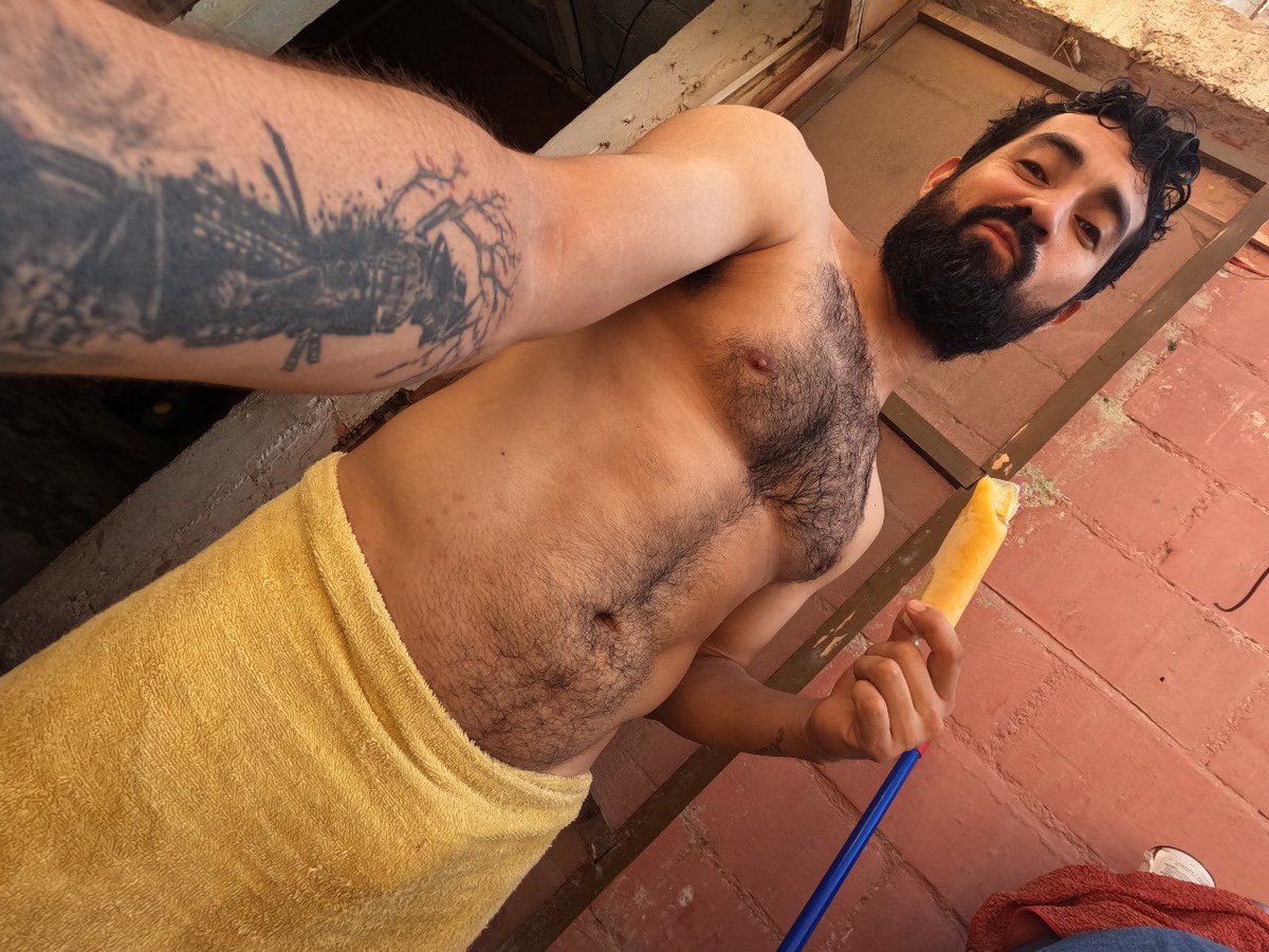 Recién bañadito… este calor está 🥵