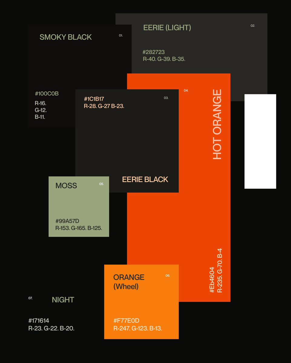 darelstudio's tweet image. Color palette of the day.
Inspired by @interiorsuckerr