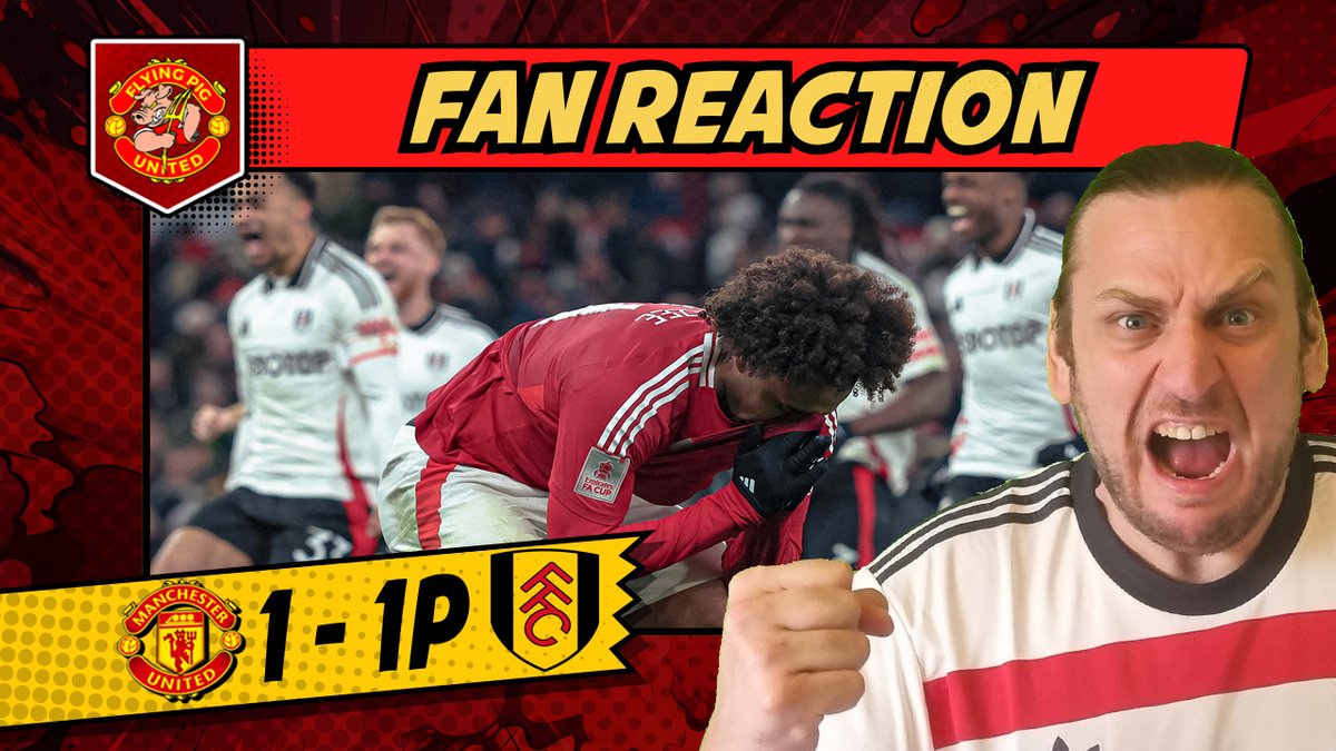 FlyingPigUnited's tweet image. MAN UTD 1-1p FULHAM FA CUP RANT youtu.be/143lPkmqKtY?si… via @YouTube

RANT 🤬 PENALTY BOTTLERS KNOCKED OUT! Man Utd 1-1p Fulham GOALS United Fan Reaction

#manutd #fulham #rant #facup