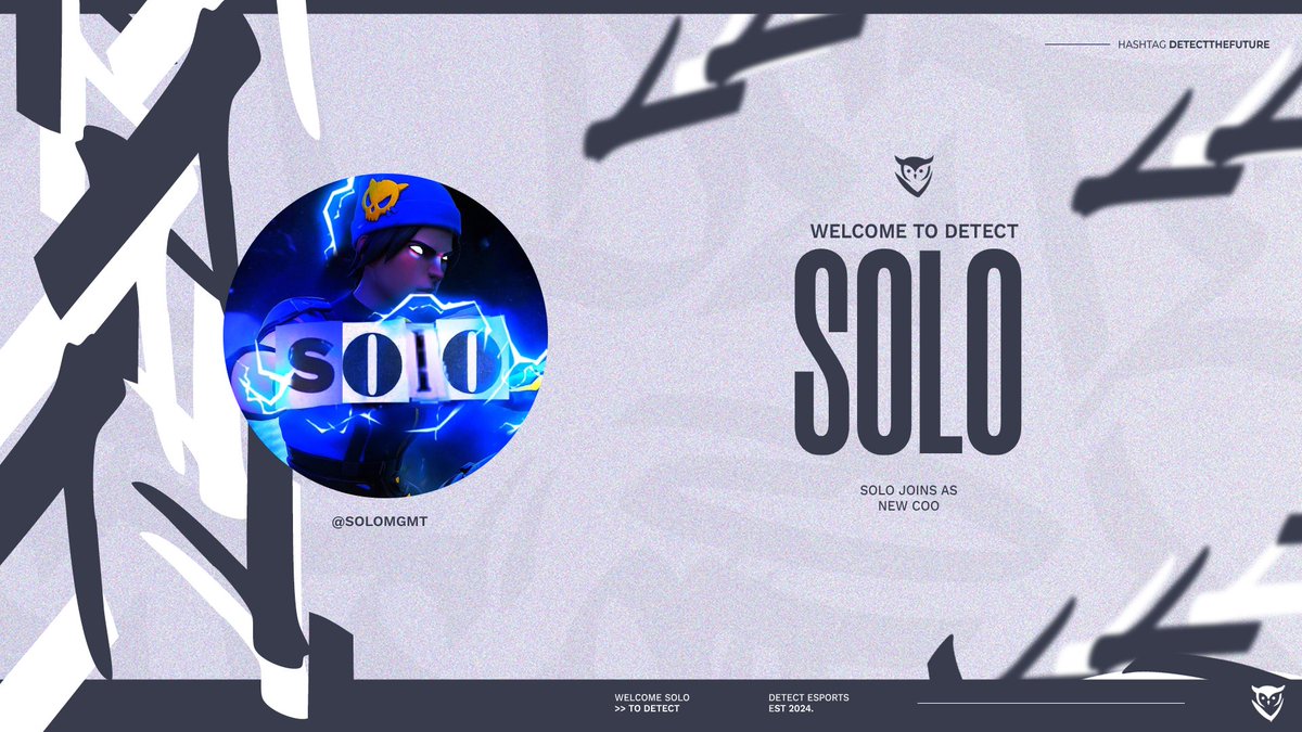 Detect Solo (@soloomgmt) on Twitter photo Joined <a href="/DetectEsportsEU/">DETECT</a> as a Co owner. Thank you <a href="/FinnaticMng/">Wave / DCT Finn</a> and <a href="/VeRyXMNG/">DETECT VeRyX</a> for the opportunity! Joined <a href="/DetectEsportsEU/">DETECT</a> as a Co owner. Thank you <a href="/FinnaticMng/">Wave / DCT Finn</a> and <a href="/VeRyXMNG/">DETECT VeRyX</a> for the opportunity!