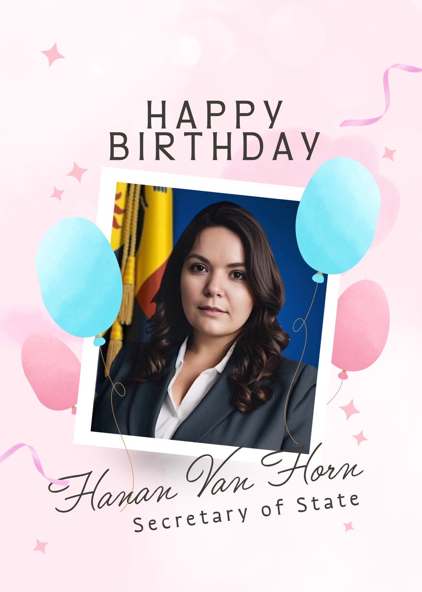 Happy birthday to our Secretary of State Hanan, as she turns “the dirty 30”!