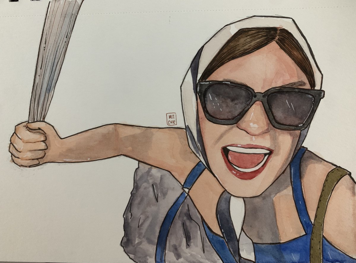 kopibini's tweet image. Aiah Palo Meme. 😂

*last na to for todays vidyow, minsan lang po ako dapuan ng kasipagan haha.
#watercolor #funarts #aiahrt