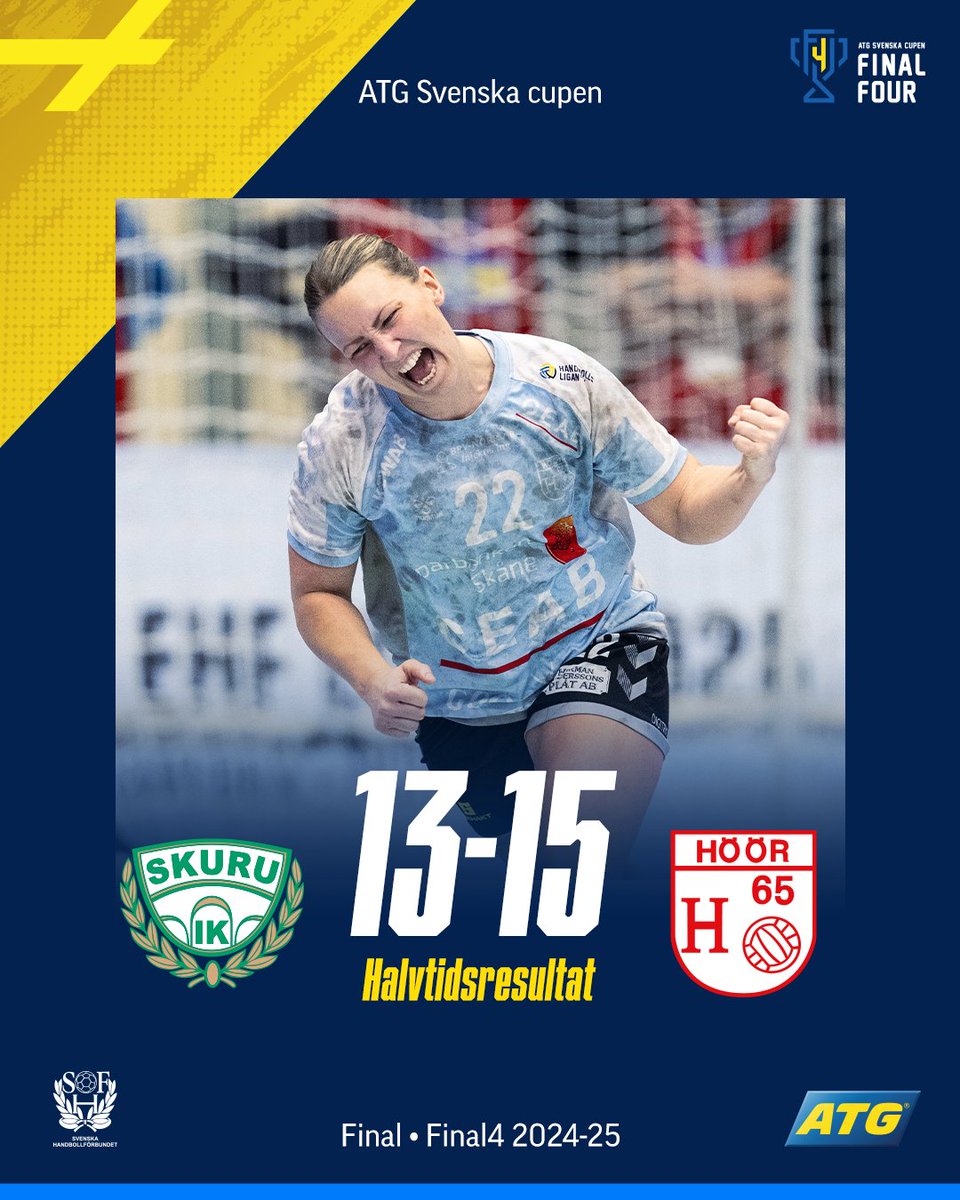 🏆Höör leder cupfinalen i paus!

#svenskhandboll #handball #handboll #atgsvenskacupen