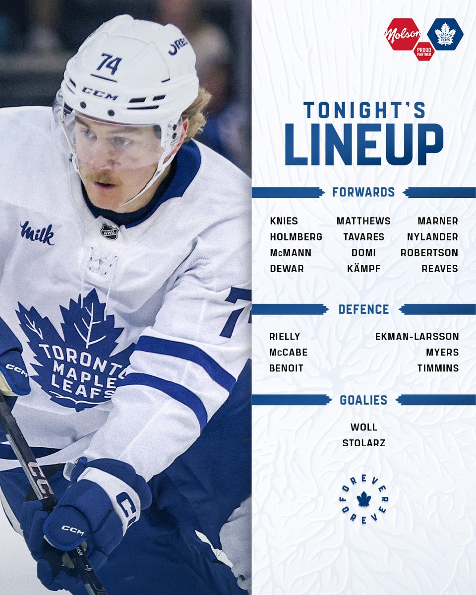 MapleLeafs's tweet image. Afternoon lines!

@Molson_Canadian | #LeafsForever