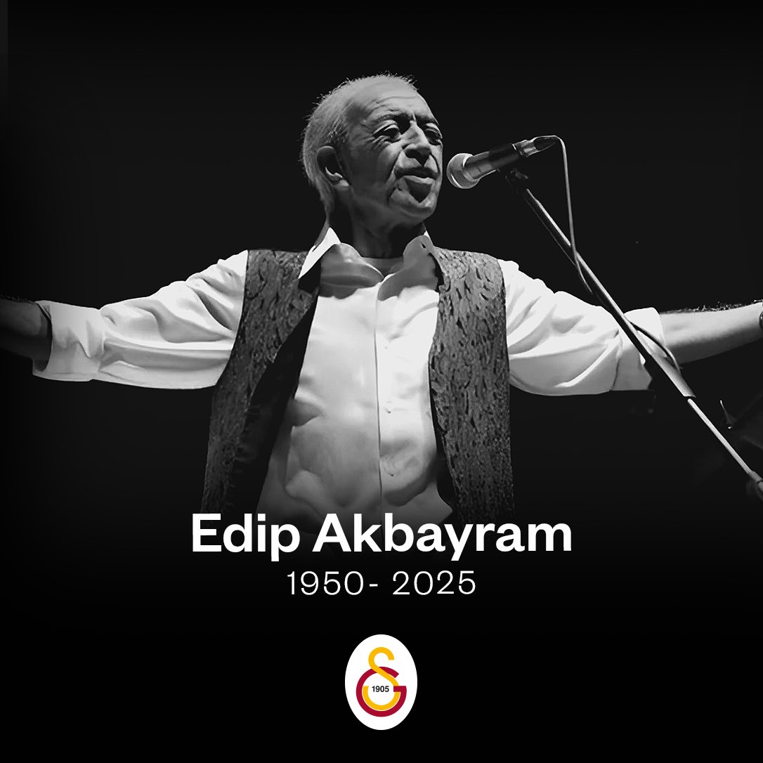 Türk müzik dünyasının usta sanatçısı Edip Akbayram’ın vefat haberini derin bir üzüntüyle öğrenmiş bulunmaktayız. Merhuma Allah’tan rahmet, ailesine, yakınlarına ve sevenlerine başsağlığı diliyoruz.