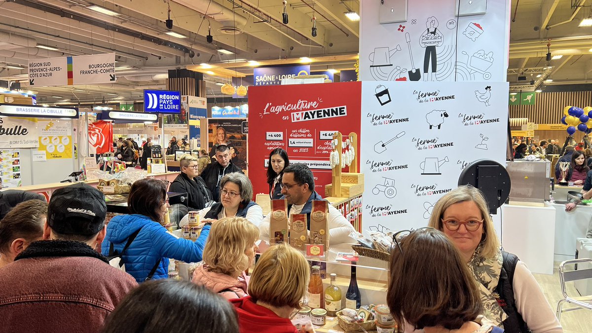 La Mayenne, le Département (@lamayenne) on Twitter photo 🐄 La ferme de la Mayenne a fermé ses portes!
Pendant 9 jours, les visiteurs ont pu découvrir les produits mayennais grâce aux animations culinaires et <a href="/Bienvenueferme/">Bienvenue à la ferme France</a>, tout en profitant des autres animations.
Merci à tous pour la réussite de ce SIA 2025 sur le stand Mayenne! 🐄 La ferme de la Mayenne a fermé ses portes!
Pendant 9 jours, les visiteurs ont pu découvrir les produits mayennais grâce aux animations culinaires et <a href="/Bienvenueferme/">Bienvenue à la ferme France</a>, tout en profitant des autres animations.
Merci à tous pour la réussite de ce SIA 2025 sur le stand Mayenne!