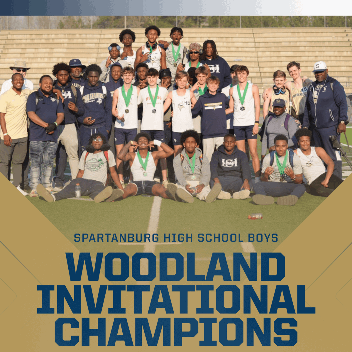 spartvikings's tweet image. Men's Vikings take 1st place in their first meet!
1st place finishers:
4x100 Relay
4x400 Relay
Torrean Davis - Long Jump
Knox Eaton - 1600m
Justin Rice - 200m
Josh Taliaferro - High Jump
