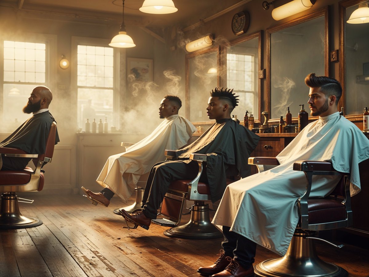 THEBLADEBa93926's tweet photo. Dein Look, unsere Mission! 🚀💯
💇‍♂️ Individuelle Beratung, präzise Schnitte &amp; top Styling für deinen einzigartigen Stil.
📞 Jetzt buchen &amp; dein Styling auf das nächste Level bringen! https://t.co/MyKpncve1r