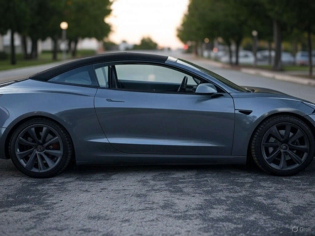 Brandigan's tweet photo. @elonmusk How about a Model 3 with a retractable hardtop? https://t.co/2MtYQZ9XZO