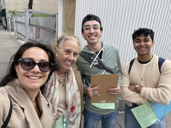 <a href="/GaleBrewerNYC/">Gale Brewer</a> <a href="/HKDemsNYC/">HKDems</a> petitioning on 57 Street and 9th Ave on Mar 1 2025! Great fun.