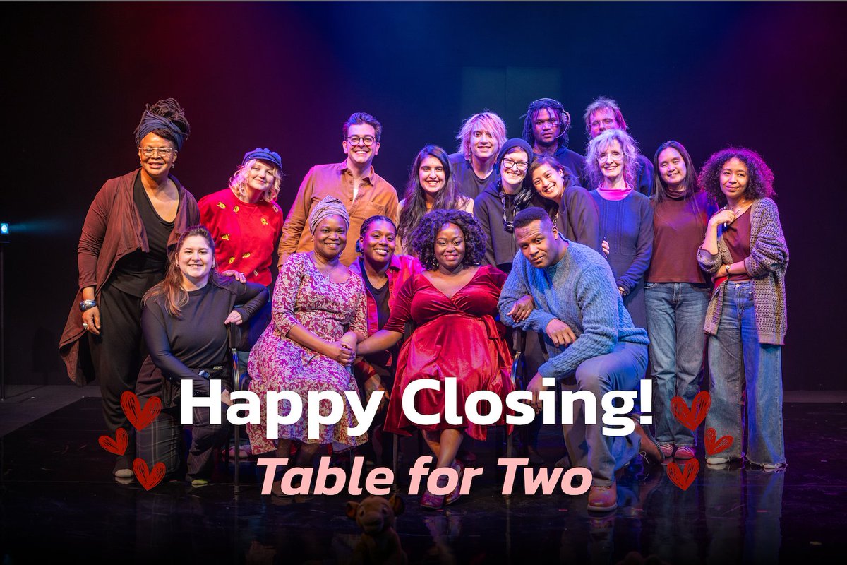 Obsidian Theatre (@obsidiantheatre) on Twitter photo Bravo to the incredible cast and crew of Table for Two by Akosua Amo-Adem! Huge thanks to our amazing audiences for sharing the love and helping this production shine. And a heartfelt shoutout to our co-producers, <a href="/Soulpepper/">Soulpepper Theatre Company</a>, for making this world premiere possible. ❤️ 🎭 Bravo to the incredible cast and crew of Table for Two by Akosua Amo-Adem! Huge thanks to our amazing audiences for sharing the love and helping this production shine. And a heartfelt shoutout to our co-producers, <a href="/Soulpepper/">Soulpepper Theatre Company</a>, for making this world premiere possible. ❤️ 🎭