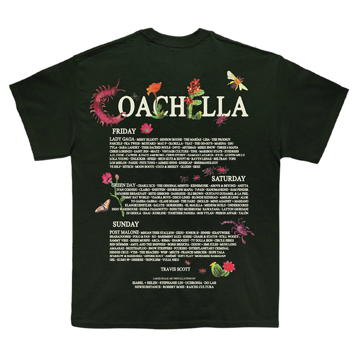 XG Coachella t-shirt OFFICIAL