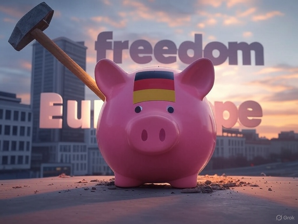 Robert46989257's tweet photo. hashtag : #GermanyStrikesBack #NewFriends #OldAllies #OldEnemies #AXIS #PiggybankSlaugther
Herr Putin and Herr Trump dont understand fully what they did. Long live Europe. long live freedom & democracy.
1000 billion. just like that. just 4 G
$TSLA $NVDA $NOW $ISRG #Germany https://t.co/tBWOI2s3ch