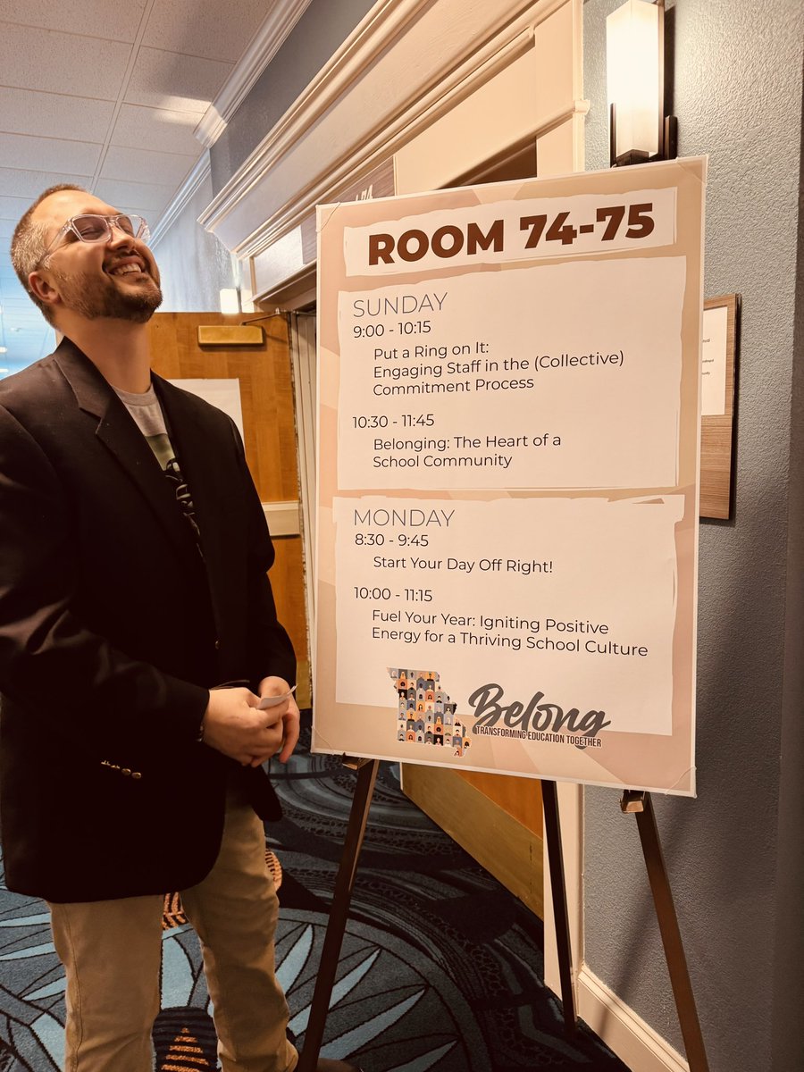 MLEPrincipal's tweet image. Sunday morning leading & learning alongside Missouri’s brightest elementary principals. Always filled with gratitude to connect with such passionate leaders eager to hear my message of “learning for all.”
#WeLeadMO #maesp25
