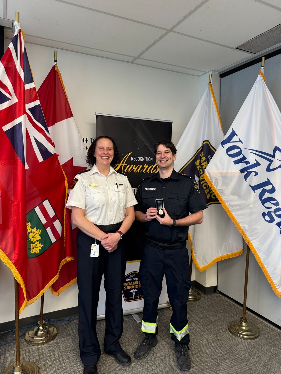 **#SpotlightSunday** This week YRPS had the pleasure of recognizing Idan and Andre for 22 years of exceptional service. Their impact both on the road and within the education department is immeasurable. Thank you Idan and Andre! #YRPS25 #SkilledSmartStrong