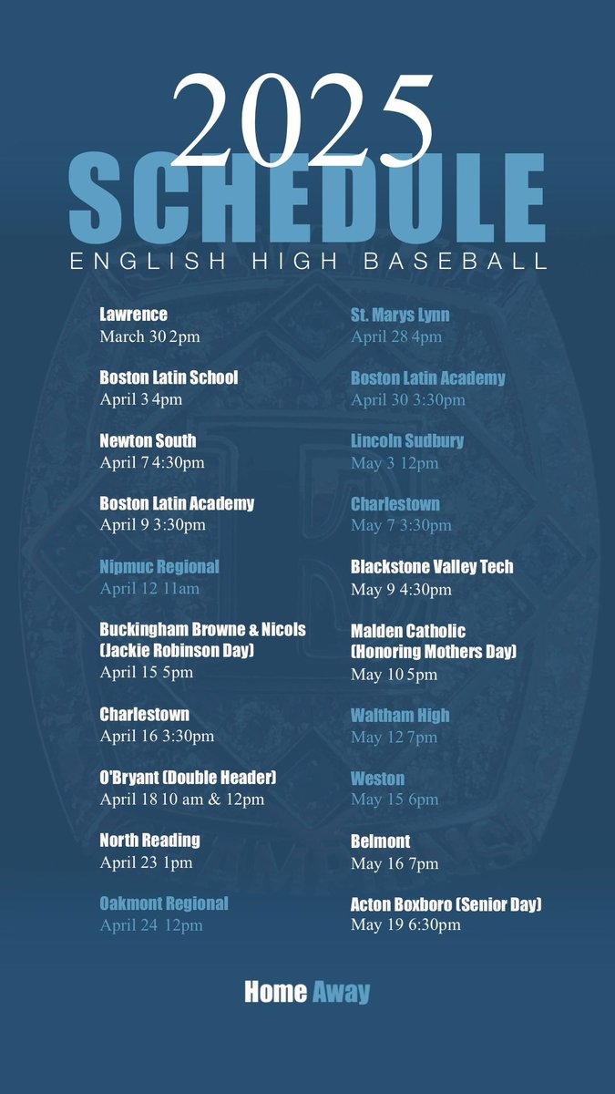 4 weeks until Opening Day!