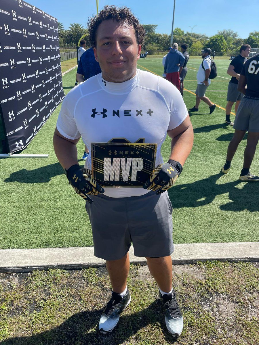Elias Sturman (@eliassturman) on Twitter photo Had a great day at the UA camp series Miami. I won offensive lineman MVP.
<a href="/Nadeboyz/">Chaminade-Madonna Football</a> <a href="/STARSMP1/">Coach Oye Jr.</a> <a href="/UANextFootball/">All-America Game</a> <a href="/ChadSimmons_/">ChadSimmons</a> <a href="/247Sports/">247Sports</a> <a href="/PrepRedzoneFL/">Prep Redzone Florida</a> <a href="/DemetricDWarren/">Demetric D. Warren</a> <a href="/TheUCReport/">Billy Tucker</a> <a href="/CraigHaubert/">Craig Haubert</a> <a href="/TomLuginbill/">Tom Luginbill 🇺🇸 🏈</a> Had a great day at the UA camp series Miami. I won offensive lineman MVP.
<a href="/Nadeboyz/">Chaminade-Madonna Football</a> <a href="/STARSMP1/">Coach Oye Jr.</a> <a href="/UANextFootball/">All-America Game</a> <a href="/ChadSimmons_/">ChadSimmons</a> <a href="/247Sports/">247Sports</a> <a href="/PrepRedzoneFL/">Prep Redzone Florida</a> <a href="/DemetricDWarren/">Demetric D. Warren</a> <a href="/TheUCReport/">Billy Tucker</a> <a href="/CraigHaubert/">Craig Haubert</a> <a href="/TomLuginbill/">Tom Luginbill 🇺🇸 🏈</a>