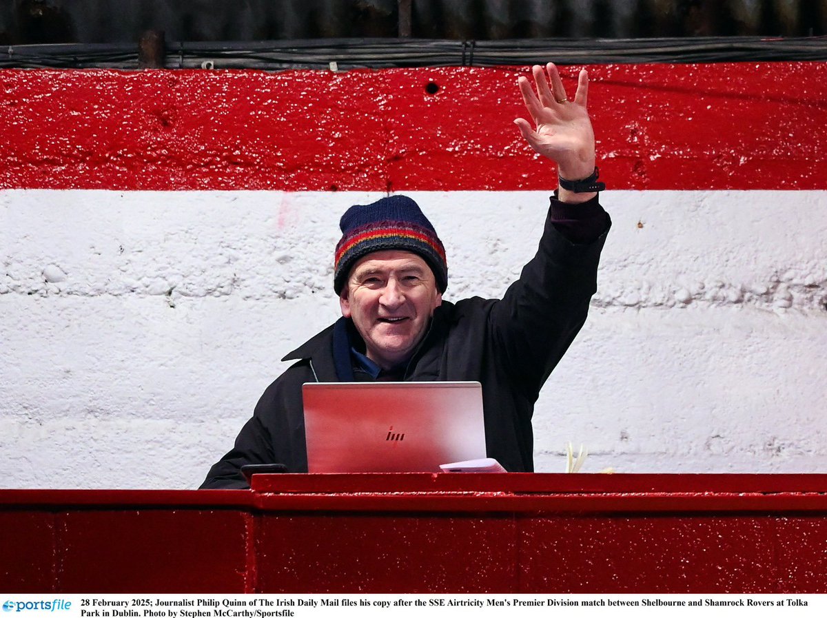 Philip Quinn (@quinner61) on Twitter photo Signing off at Tolka on Friday. Huge thanks to Damien Duff <a href="/shelsfc/">Shelbourne FC 🏆</a> and Stephen Bradley <a href="/ShamrockRovers/">Shamrock Rovers FC</a> for their generous send off. On the go since 1982 from the Irish Press to the Indo <a href="/IndoSport/">Irish Independent Sport</a> and Irish Mail <a href="/irishdailymail/">The Irish Daily Mail</a> <a href="/IrishMailSunday/">Irish Mail on Sunday</a>. It was a privilege. Had a blast. Signing off at Tolka on Friday. Huge thanks to Damien Duff <a href="/shelsfc/">Shelbourne FC 🏆</a> and Stephen Bradley <a href="/ShamrockRovers/">Shamrock Rovers FC</a> for their generous send off. On the go since 1982 from the Irish Press to the Indo <a href="/IndoSport/">Irish Independent Sport</a> and Irish Mail <a href="/irishdailymail/">The Irish Daily Mail</a> <a href="/IrishMailSunday/">Irish Mail on Sunday</a>. It was a privilege. Had a blast.