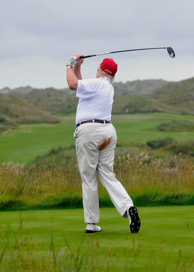 YourAnonCentral's tweet photo. At least 27 million US tax dollars have been spent since the beginning of January so Trump could do this https://t.co/VkzY19Kbwa