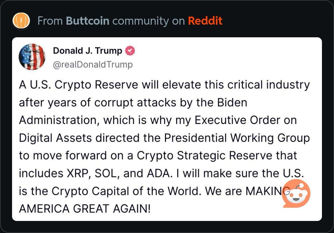 CUSTOMC0MPUTING's tweet image. I don’t care what anyone says this is pure market manipulation and is straight up illegal, the potus naming cryptos he has no idea what they are all because Elon told him what they have bags of