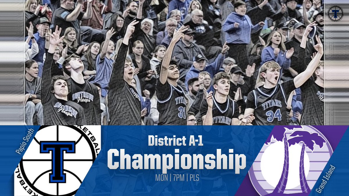 🚨Due to Tuesday’s weather forecast, our District A-1 Championship game has been moved up to Monday, March 3rd, 7 PM at Papio South HS📍
