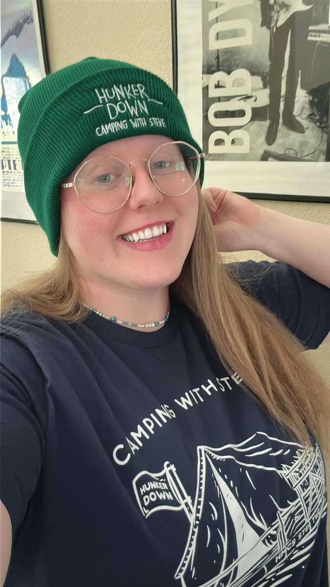 Wake up. We're going camping.