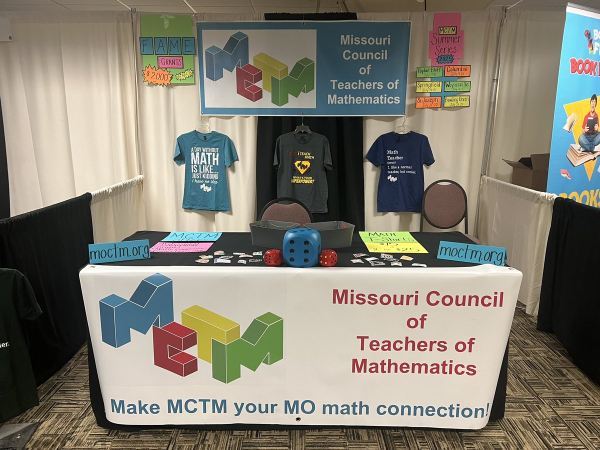 Stop by our booth at the <a href="/MoAESP/">MAESP</a> and chat with Amanda to learn more about the Missouri Council of Teachers of Mathematics, free grant money, and math summer professional learning opportunities!@MOEducation