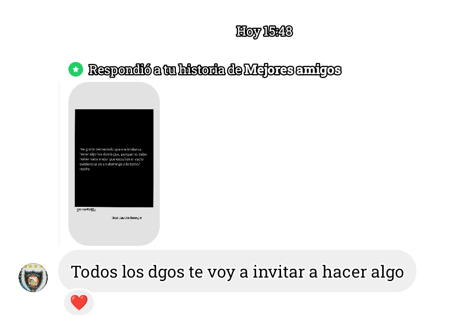 "Me gusta que me inviten a hacer algo los domingos porque no debe haber nada mejor que esquivar el vacío existencial de un domingo a la tarde /noche "

Encontré a mi futuro esposo 😍🥹