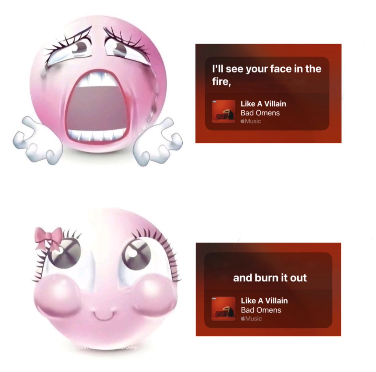 bleedurlove's tweet image. a visual of how i imagine noah singing this line in Like A Villain