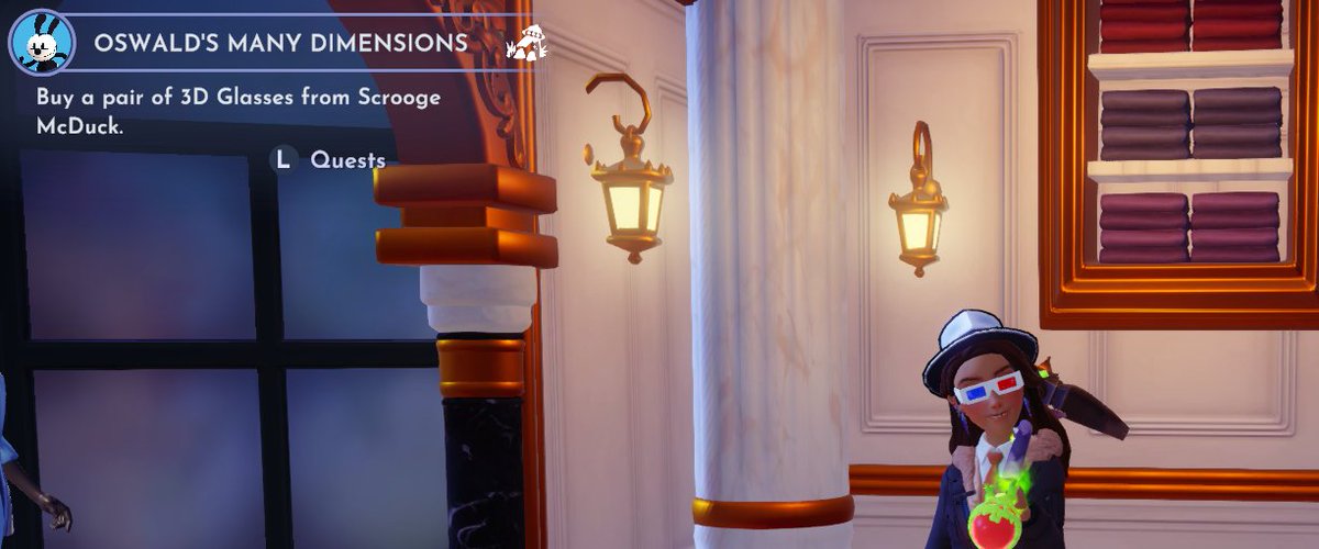 Nuhixdd's tweet photo. @DisneyDLV The 3D glasses bug in Oswald's first quest "Oswald's many dimensions" is still happening. Will there be a fix for that soon? https://t.co/xjcfyEMwwP