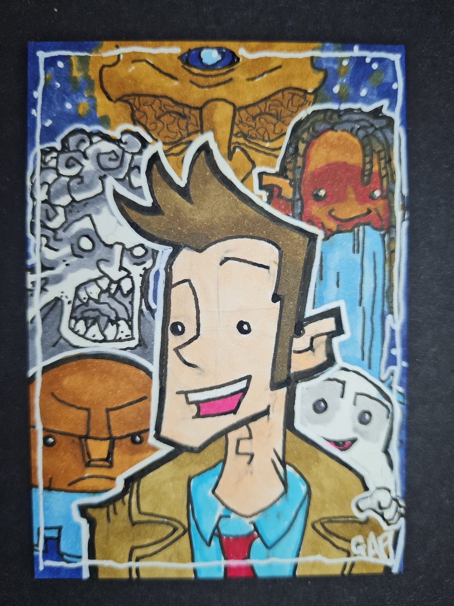 TheGrantPerkins's tweet image. #SpecialOffer.

Two #DoctorWho Sketch cards featuring #MattSmith and #DavidTennant as the 11th and 10th Doctors.

Hand-drawn, #original #artwork. £80 for the pair, usually £50 each.

Tonight only. #Limited time only.

#DrWho