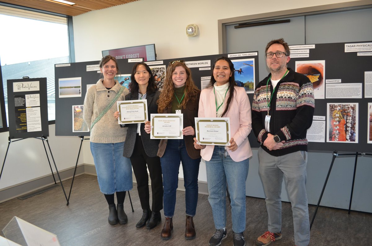 Congratulations to the #ICON Program Award Winners! #SIC2025:  
🏆 Ashley Block Memorial Award: Ravneet Kaur
🏆 J. Peter Brosius Research Award: Shinyeong Park
🏆 ICON Agile Scientist Award: Kristie Gill  
Thank you for inspiring us all! #UGACICR #UGAICON #UGAICSO #SIC2025