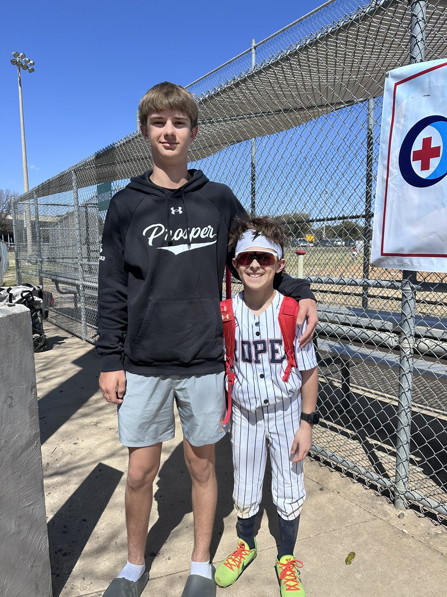 Great day to watch my dugout dude Coby get a W! Future 🦅!
<a href="/ThePHSBaseball/">Prosper HS Baseball</a>