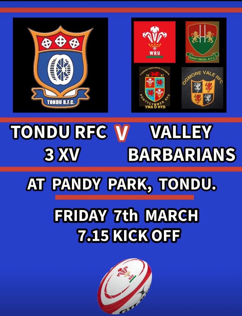 Pontycymmer Rugby (@pontycymmerr) on Twitter photo FRIENDLY FIXTURE
This Friday we see the launch of The Valley Babas, a 2nd XV made up from 3 clubs, <a href="/PontycymmerR/">Pontycymmer Rugby</a> <a href="/OgmoreValeRFC1/">ogmore vale rfc</a> <a href="/NantymoelR/">Nantymoel RFC</a> .
🟢🟠⚫️🟡🔴🟢
<a href="/TonduRFC1880/">Tondu RFC</a> <a href="/AllWalesSport/">All Wales Sport</a>
<a href="/valley_ravens/">Valley Ravens M&J</a> <a href="/Minimoelers/">Nantymoel Youth</a> #3Clubs2Valleys1Team. FRIENDLY FIXTURE
This Friday we see the launch of The Valley Babas, a 2nd XV made up from 3 clubs, <a href="/PontycymmerR/">Pontycymmer Rugby</a> <a href="/OgmoreValeRFC1/">ogmore vale rfc</a> <a href="/NantymoelR/">Nantymoel RFC</a> .
🟢🟠⚫️🟡🔴🟢
<a href="/TonduRFC1880/">Tondu RFC</a> <a href="/AllWalesSport/">All Wales Sport</a>
<a href="/valley_ravens/">Valley Ravens M&J</a> <a href="/Minimoelers/">Nantymoel Youth</a> #3Clubs2Valleys1Team.