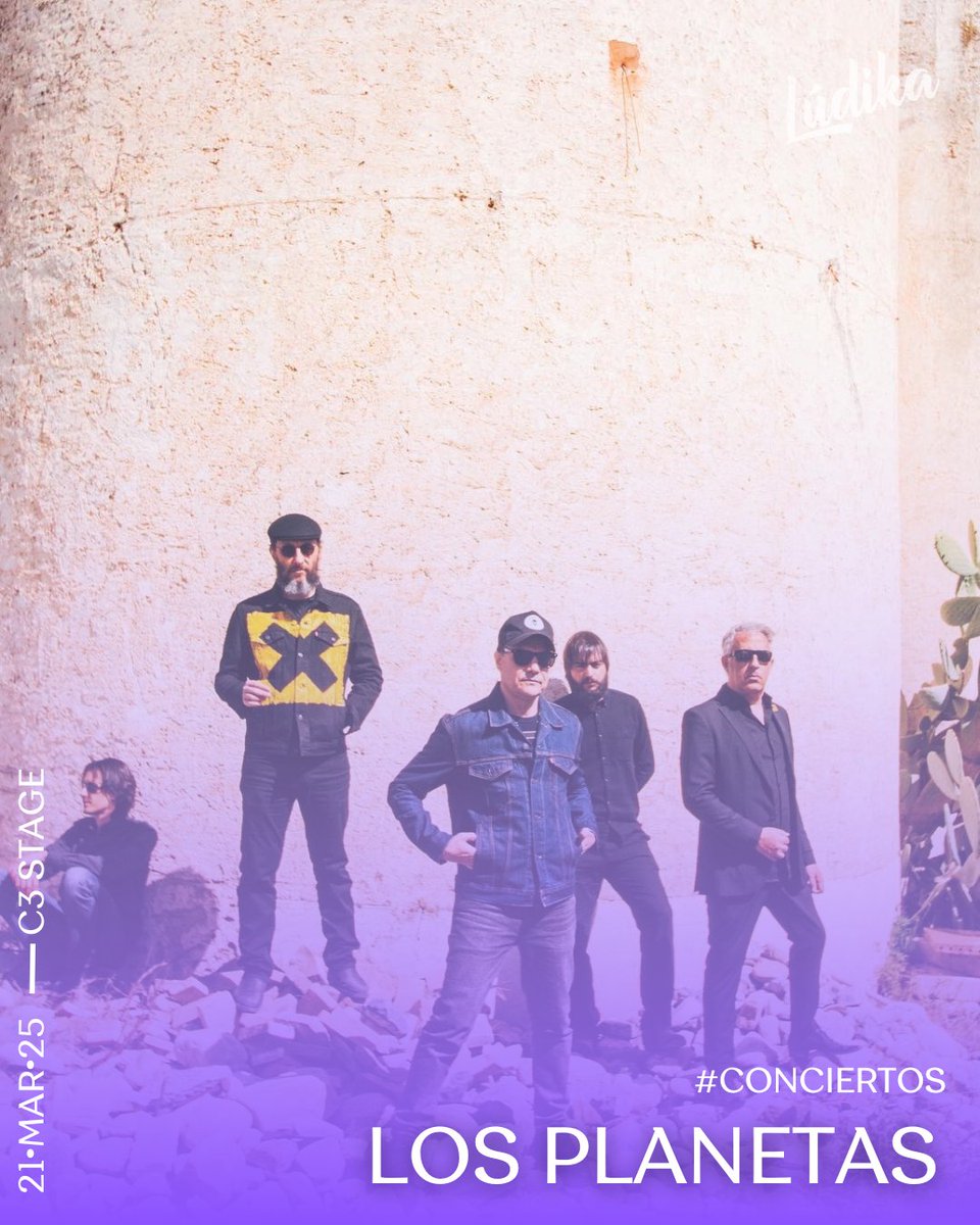 #Conciertos 
Además de su participación en #ViveLatino las estrellas granadinas de <a href="/LosPlanetasGr/">Los Planetas</a> celebrarán también en Guadalajara 🇲🇽 su disco "Super 8", interpretándolo íntegramente este 21 de marzo en <a href="/C3Mexico/">C3 Stage</a> 

🎟️🎟️ vía Ticketnow 
Presenta Grupo Indie Rocks